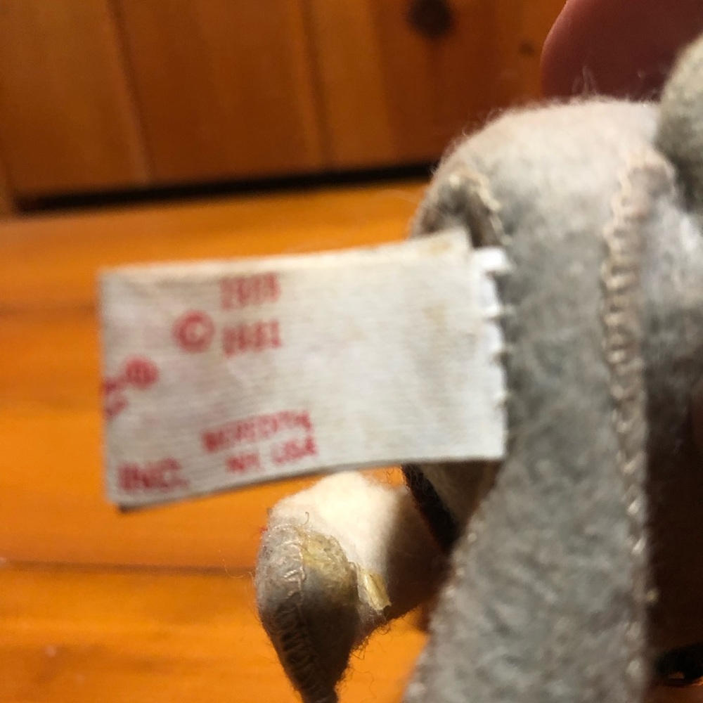 Wide Eyed Pilgrim Mouse 6 Inches Annalee Doll 1981 Hard To Find - Picture 5 of 6